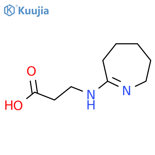 N-(3,4,5,6-Tetrahydro-2H-azepin-7-yl)-beta-alanine structure