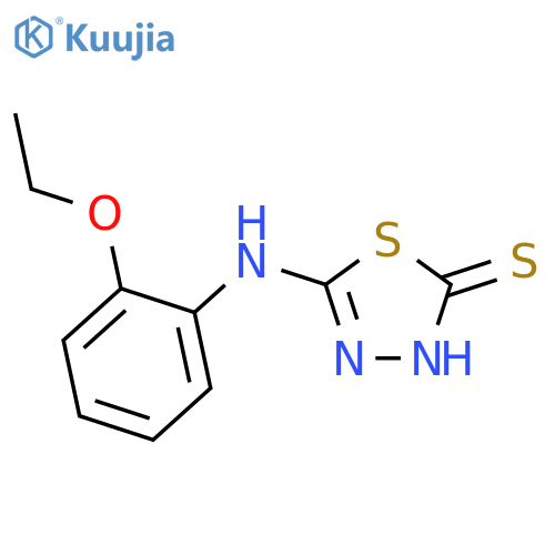 5-(2-Ethoxyphenyl)amino-1,3,4-thiadiazole-2-thiol structure