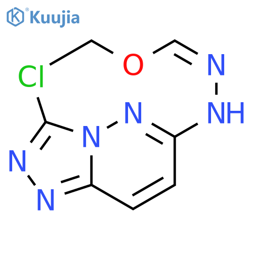Methanehydrazonic acid,N-(3-chloro-1,2,4-triazolo[4,3-b]pyridazin-6-yl)-, ethyl ester structure