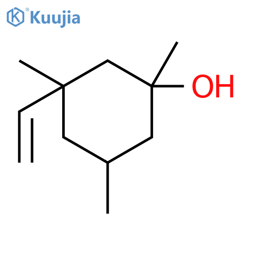 Cyclohexanol, 3-ethenyl-1,3,5-trimethyl- structure