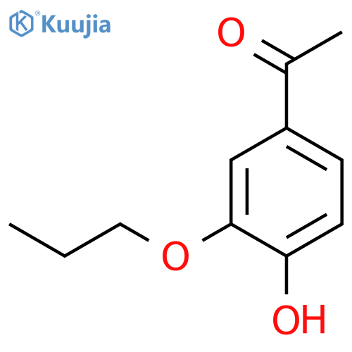 Ethanone, 1-(4-hydroxy-3-propoxyphenyl)- structure