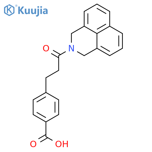 BENZOIC ACID, 4-[3-(1H-BENZ[DE]ISOQUINOLIN-2(3H)-YL)-3-OXOPROPYL]- structure