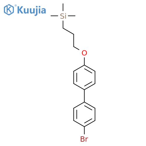 SILANE, [3-[(4'-BROMO[1,1'-BIPHENYL]-4-YL)OXY]PROPYL]TRIMETHYL- structure