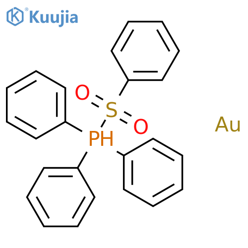 Gold, (phenylsulfonyl)(triphenylphosphine)- structure