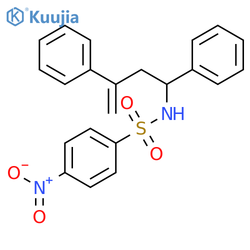 BENZENESULFONAMIDE, N-(1,3-DIPHENYL-3-BUTENYL)-4-NITRO- structure