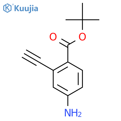 BENZOIC ACID, 4-AMINO-2-ETHYNYL-, 1,1-DIMETHYLETHYL ESTER structure
