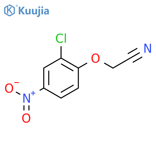 Acetonitrile, (2-chloro-4-nitrophenoxy)- structure