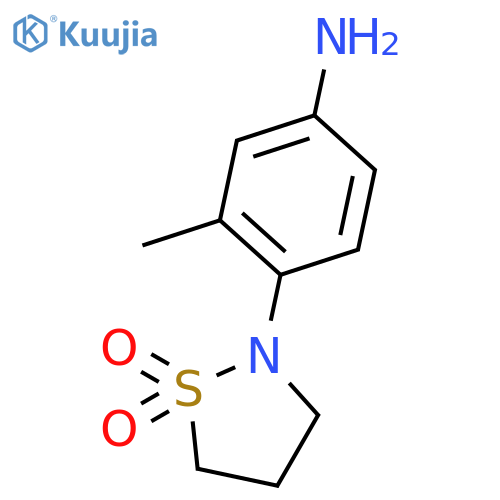 Benzenamine, 4-(1,1-dioxido-2-isothiazolidinyl)-3-methyl- structure