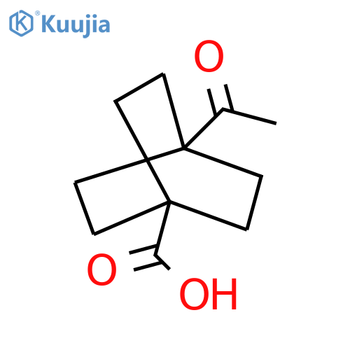 4-Acetylbicyclo[2.2.2]octane-1-carboxylic acid structure