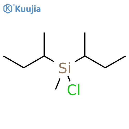 Silane, chloromethylbis(1-methylpropyl)- structure