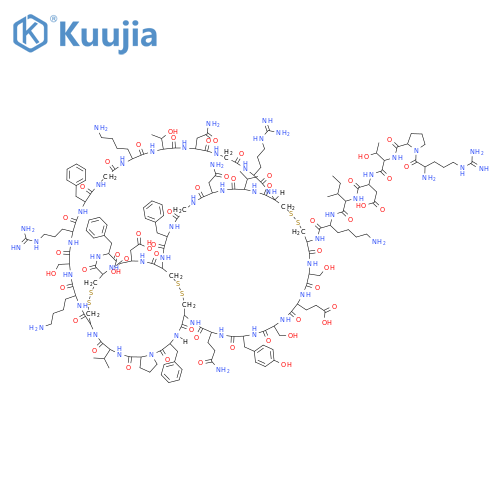 L-Phenylalanine,L-arginyl-L-prolyl-L-threonyl-L-a-aspartyl-L-isoleucyl-L-lysyl-L-cysteinyl-L-seryl-L-a-glutamyl-L-seryl-L-tyrosyl-L-glutaminyl-L-cysteinyl-L-phenylalanyl-L-prolyl-L-valyl-L-cysteinyl-L-lysyl-L-seryl-L-arginyl-L-phenylalanylglycyl-L-lysyl-L-threonyl-L-asparaginylglycyl-L-arginyl-L-cysteinyl-L-valyl-L-asparaginylgl structure