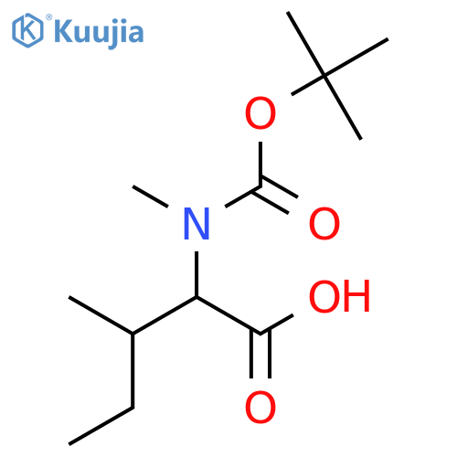 Boc-N-Methyl-L-isoleucine structure