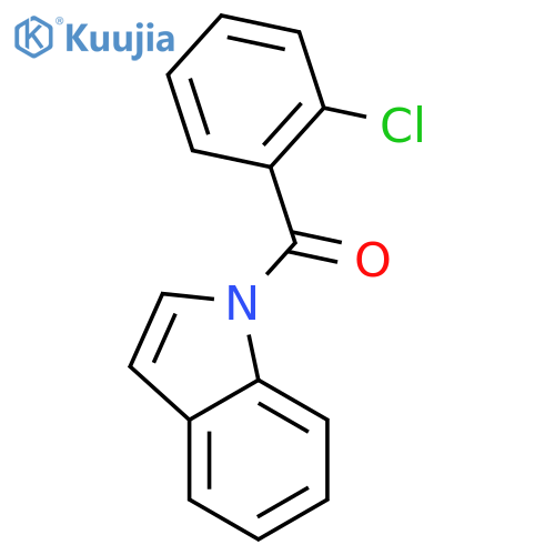 (2-Chlorophenyl)(1H-indol-1-yl)methanone structure