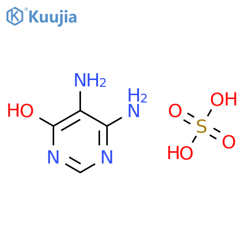 5,6-Diamino-4-pyrimidinol Sulfate structure