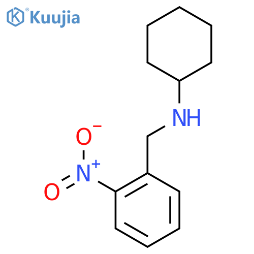 N-(2-Nitrobenzyl)cyclohexanamine structure