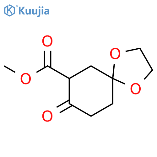 methyl 8-oxo-1,4-dioxaspiro[4.5]decane-7-carboxylate structure