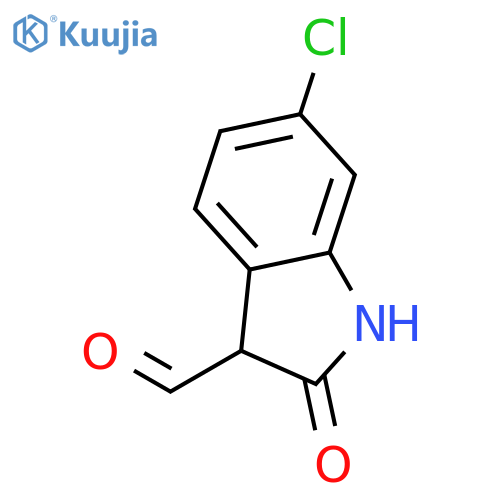 6-chloro-2-oxo-indoline-3-carbaldehyde structure