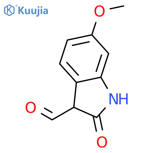 6-Methoxy-2-oxoindoline-3-carbaldehyde structure