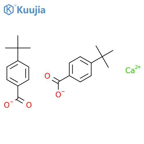 Benzoic acid,4-(1,1-dimethylethyl)-, calcium salt (2:1) structure