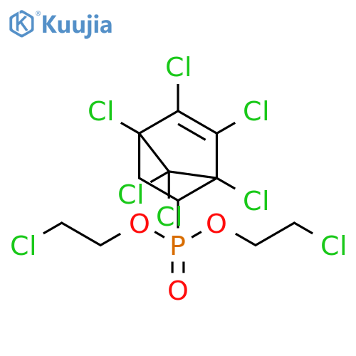 Phosphonic acid, (1,4,5,6,7,7-hexachlorobicyclo[2.2.1]hept-5-en-2-yl)-,bis(2-chloroethyl) ester structure