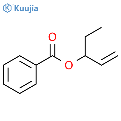 1-Penten-3-ol, benzoate structure
