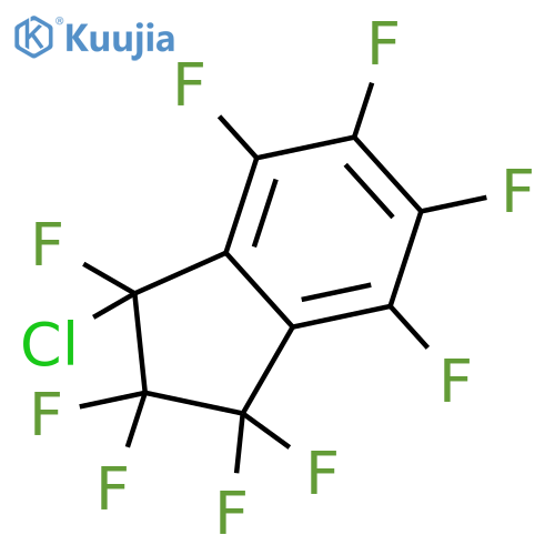 1H-Indene, 1-chloro-1,2,2,3,3,4,5,6,7-nonafluoro-2,3-dihydro- structure