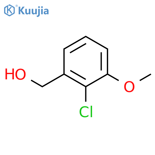 (2-Chloro-3-methoxyphenyl)methanol structure