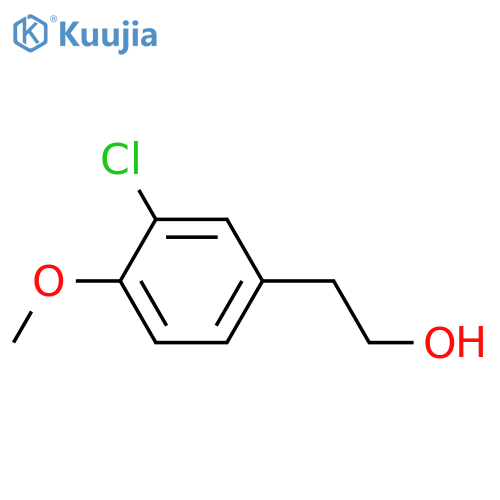 2-(3-chloro-4-methoxyphenyl)ethan-1-ol structure