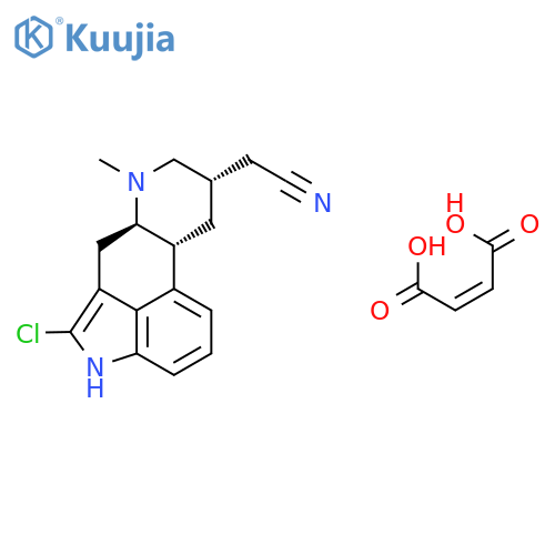 Ergoline-8-acetonitrile, 2-chloro-6-methyl-, (8b)-, (2Z)-2-butenedioate structure