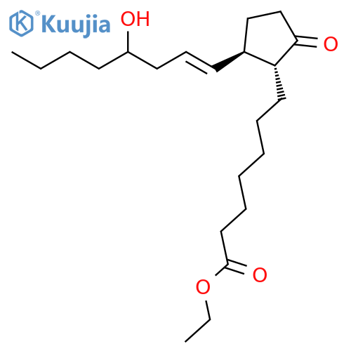 PROST-13-EN-1-OIC ACID, 16-HYDROXY-9-OXO-, ETHYL ESTER, (13E)- structure