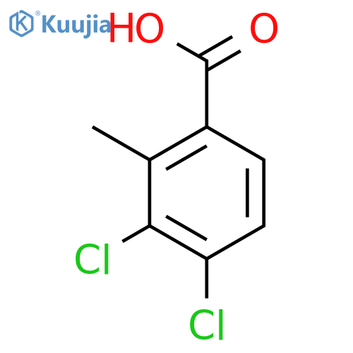 3,4-dichloro-2-methylbenzoic acid structure