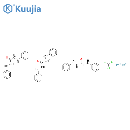 Tris(dibenzylideneacetone)dipalladium(0), Chloroform adduct structure