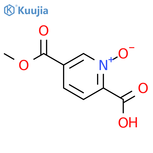 2,5-Pyridinedicarboxylicacid, 5-methyl ester, 1-oxide structure