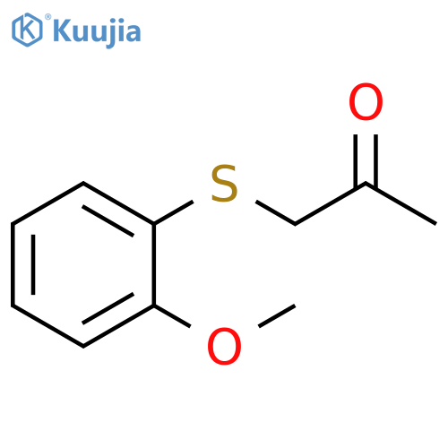 1-((2-methoxyphenyl)thio)propan-2-one structure