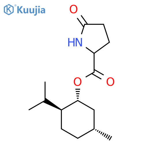 Menthyl pyrrolidone carboxylate, (-),dl- structure