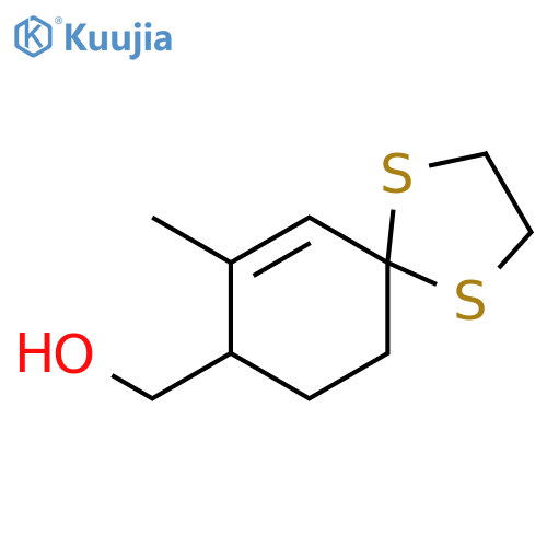 1,4-Dithiaspiro[4.5]dec-6-ene-8-methanol, 7-methyl- structure
