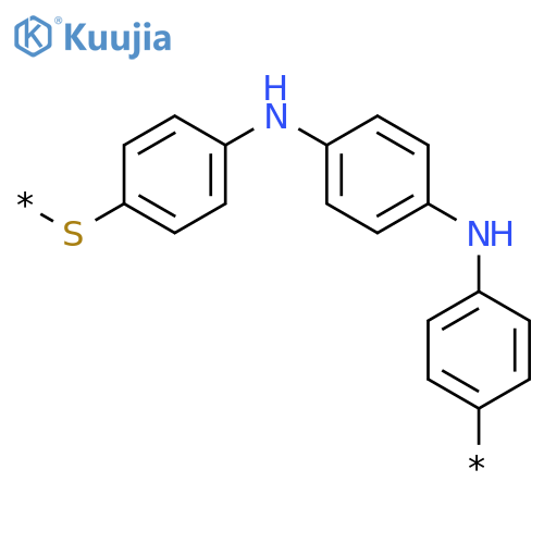 Poly(thio-1,4-phenyleneimino-1,4-phenyleneimino-1,4-phenylene) structure