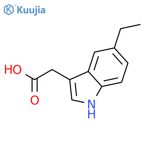 5-Ethylindole-3-acetic Acid structure