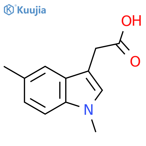 1,5-Dimethyl-1H-Indole-3-acetic acid structure