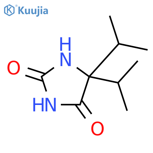5,5-bis(propan-2-yl)imidazolidine-2,4-dione structure