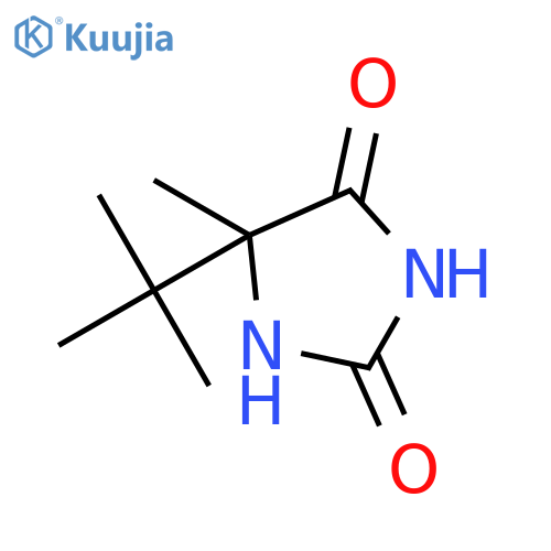 5-tert-butyl-5-methylimidazolidine-2,4-dione structure