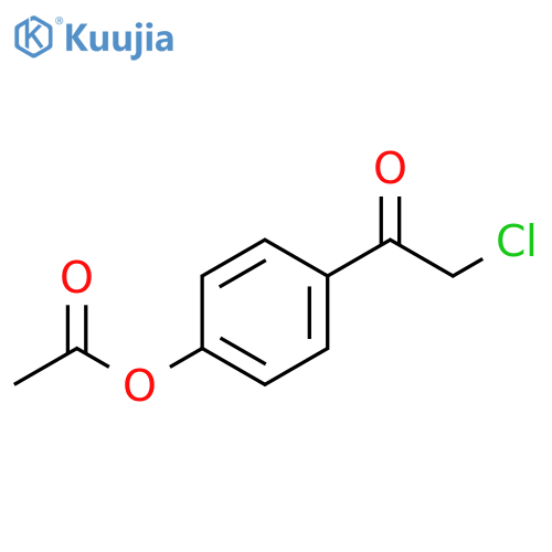 Ethanone, 1-[4-(acetyloxy)phenyl]-2-chloro- structure