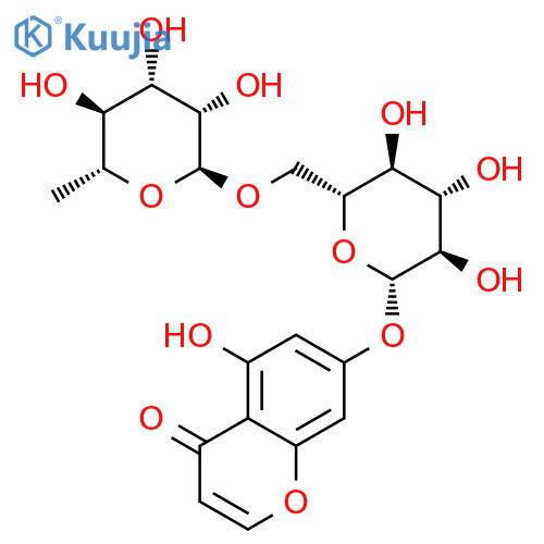 5,7-Dihydroxychromone 7-rutinoside structure