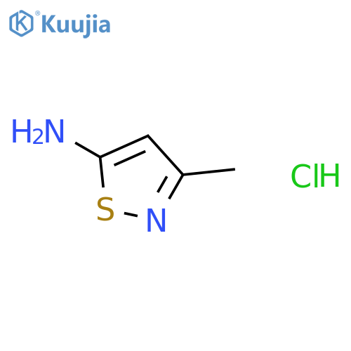 3-methylisothiazol-5-amine;hydrochloride structure