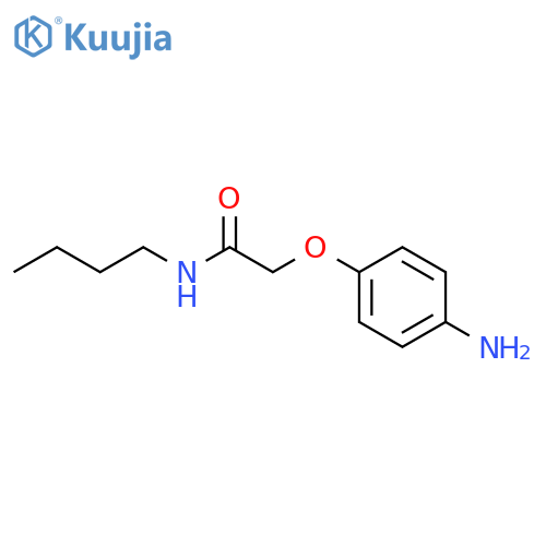 Acetamide, 2-(4-aminophenoxy)-N-butyl- structure