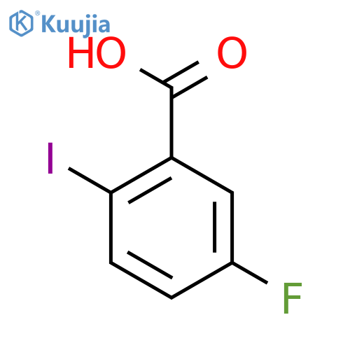 5-Fluoro-2-iodobenzoic acid structure