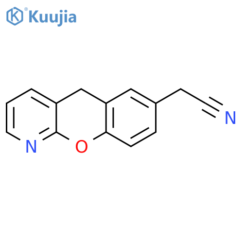 5H-[1]BENZOPYRANO[2,3-B]PYRIDINE-7-ACETONITRILE structure