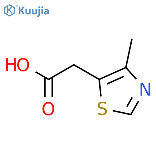 2-(4-methyl-1,3-thiazol-5-yl)acetic acid structure