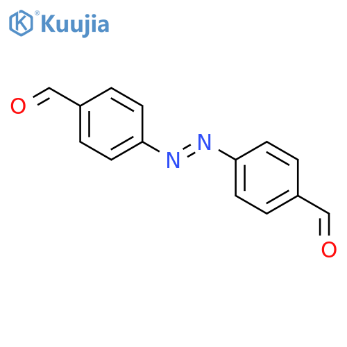 Benzaldehyde, 4,4'-azobis- structure