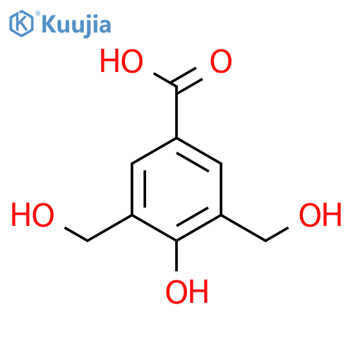 BENZOIC ACID, 4-HYDROXY-3,5-BIS(HYDROXYMETHYL)- structure